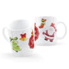 Caneca Para Presente com Feliz Natal e Enfeites Fofinhos