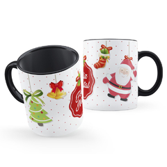 Caneca Para Presente com Feliz Natal e Enfeites Fofinhos - comprar online