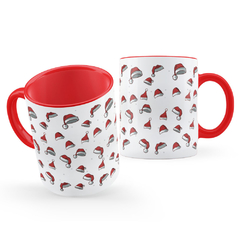 Caneca para Presente Natal Touca Gorro Papai Noel