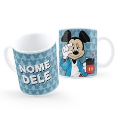 Caneca Personagens Café e Pijama Com Seu Nome - comprar online