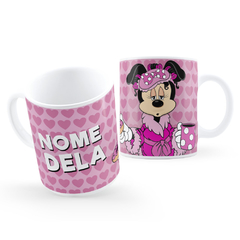 Caneca Personagens Café e Pijama Com Seu Nome
