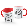 Caneca Flork Frases Divertidas Estou de Dieta!! Socorro