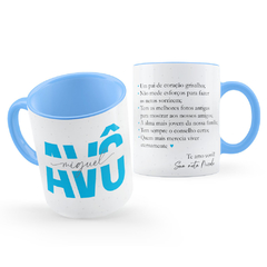 Caneca Personalizada Presente para os avos 6 Coisas que Amo Com nome