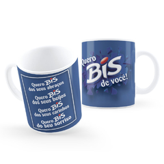 Caneca Quero Bis de Você Presente Chocolate para Páscoa