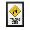 Quadro decorativo Presente para Traders Trading Zone