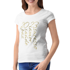 Camiseta Desejos para Virada do Ano Novo Reveillon 2025 na internet