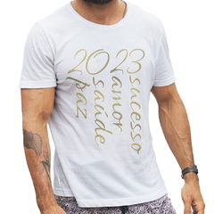 Camiseta Desejos para Virada do Ano Novo Reveillon 2025