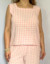Blusa regata vichy