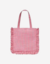 Bolsa tote com babado