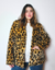 Casaco de pelúcia Animal Print Britney - comprar online