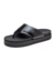 Sandália de dedo flatform Preta - MARIA BELLA STORE