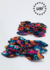 Scrunchie Floral 3D - 05 unidades