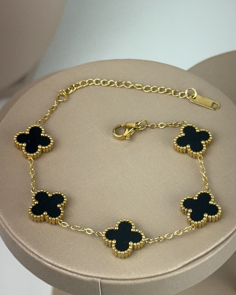 Pulseira Trevos em Aço Inox - comprar online