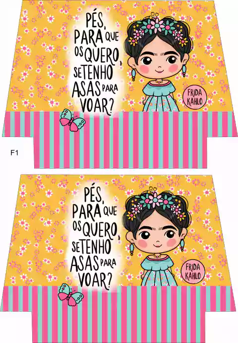 Recorte Sublimado Necessárie Frida 1