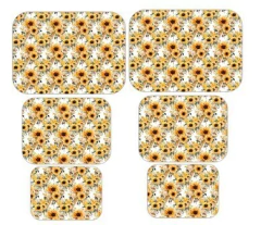 Kit 3 tamanhos - Painel Frasqueiras Luxo - amarelo - comprar online