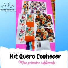 Kit Quero conhecer - meu primeiro sublimado