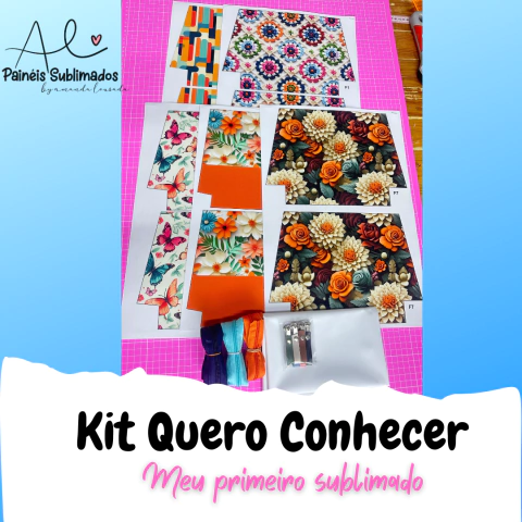 Kit Quero conhecer - meu primeiro sublimado