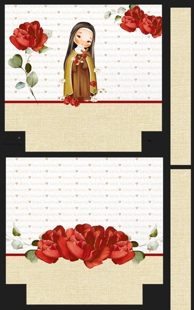 Painel Sublimado Bolsa Tote Santa Terezinha