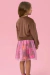 VESTIDO PLUSH MARROM E TULE na internet