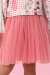 VESTIDO FLORAL PLUSH TULE MON SUCRE na internet