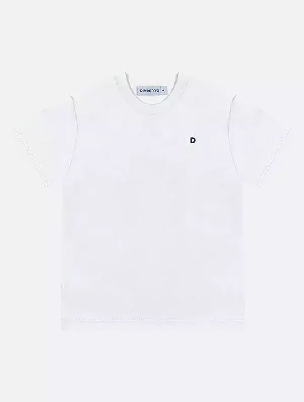 CAMISETA BRANCA BASICA DIVERTTO