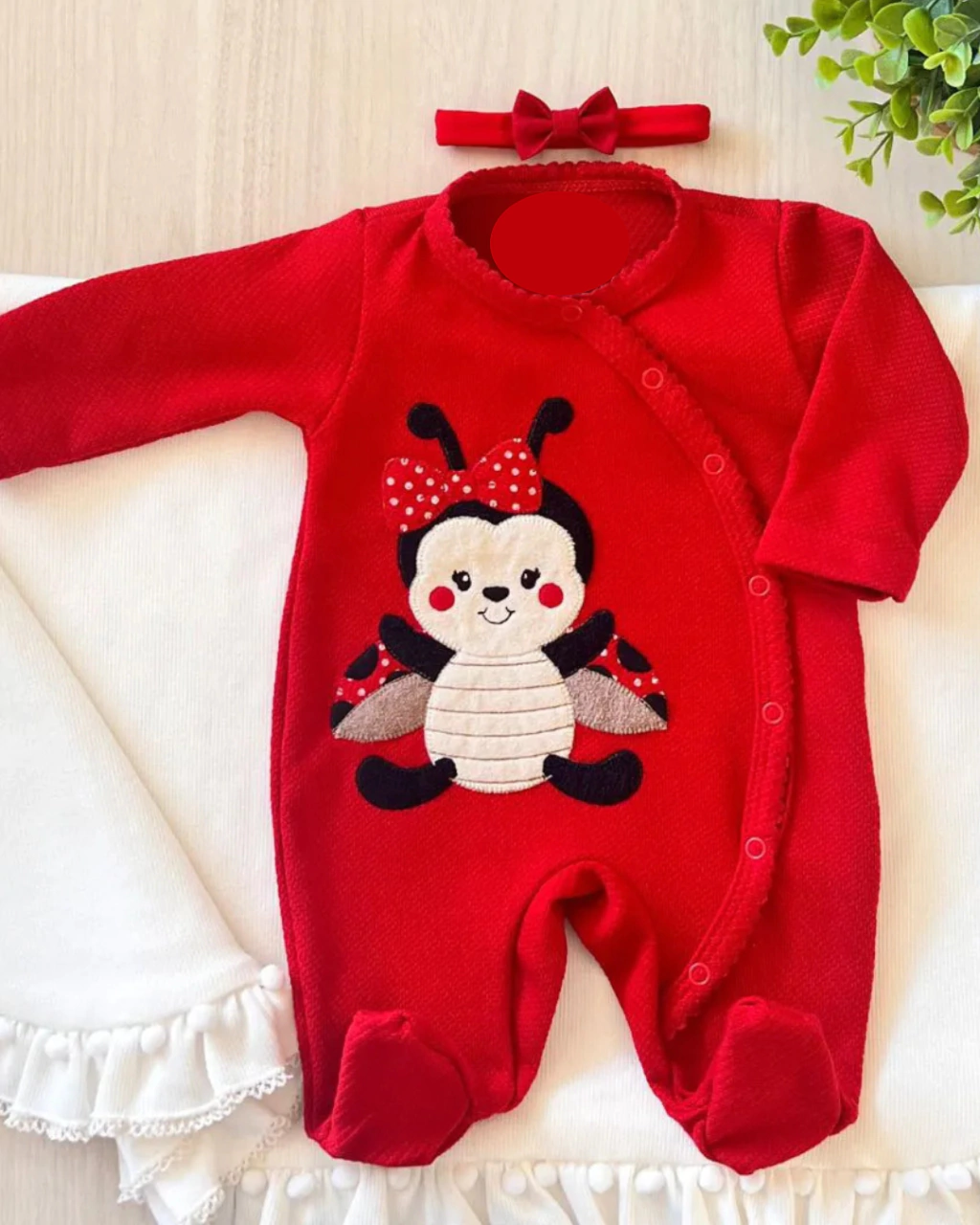 MACACÃO TRICOT JOANINHA UPI ULI