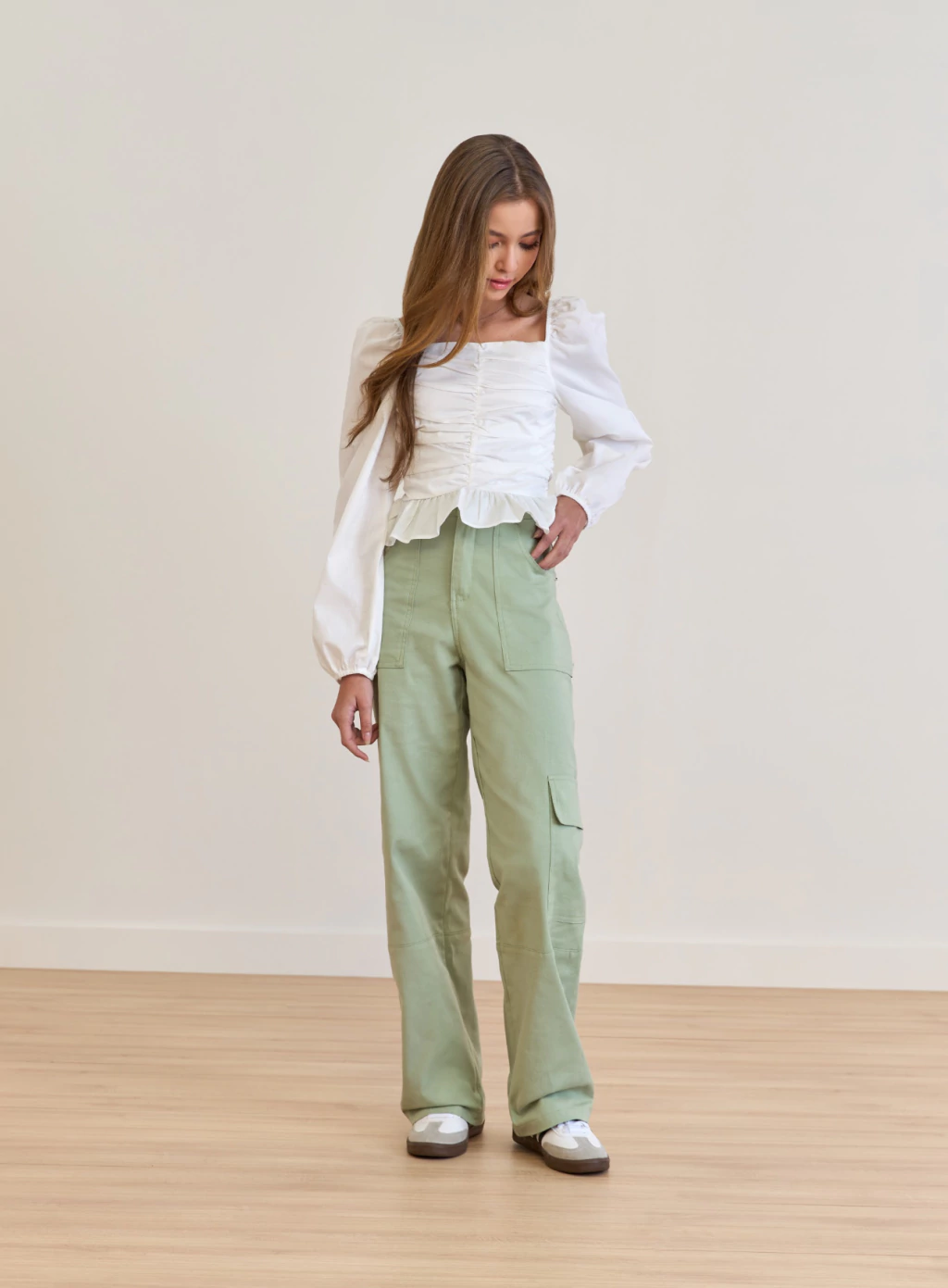 CALÇA CARGO VANILLA CREAM