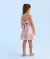 VESTIDO LISTRADO BRANCO E VERMELHO COM APLICAÇÃO DE LAÇO PETIT CHERIE na internet