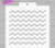 Stencil Líneas Chevron
