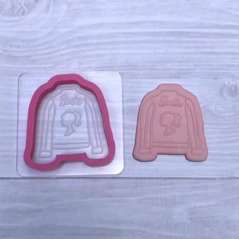 Campera Barbie con cortante