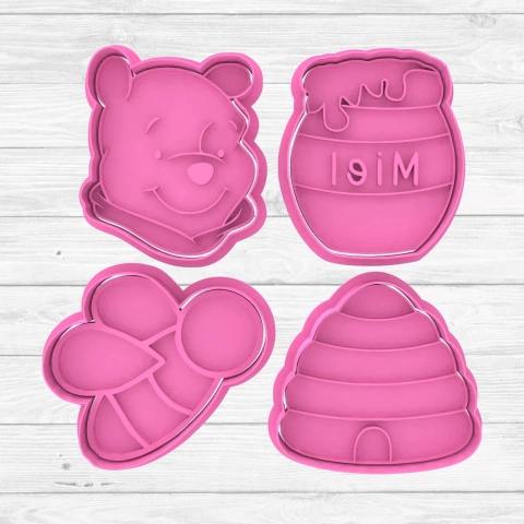 Pack x4 Winnie Pooh