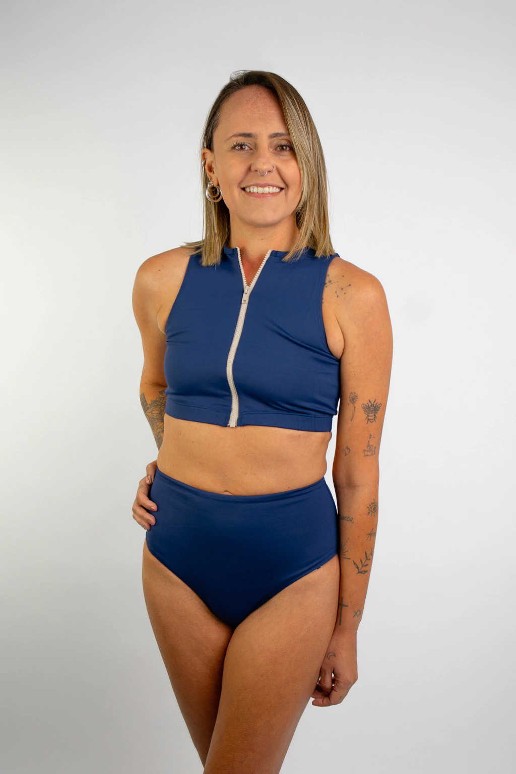 CROPPED GUAECÁ AZUL