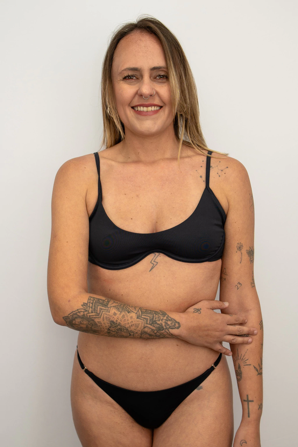 TOP MEIA TAÇA ÉDEN PRETO