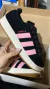 ADIDAS CAMPUS NEGRO CON ROSA - comprar online