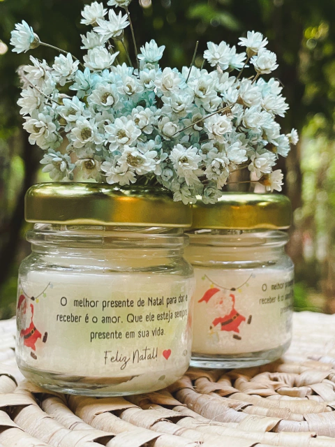 Kit Mini velas - Natal - 10, 30 ou 50 unidades