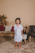 Chemise Infantil Feminina | Vichy Azul