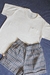 Pijama Infantil Unissex | T-Shirt + Shorts Xadrez Black & Blue na internet
