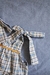 Imagem do Camisola Infantil Feminina | Xadrez Black & Blue