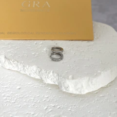 Argolas Click 9 mm Moissanite - comprar online
