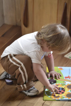 KIDS: Pantalón Chocolate Retro