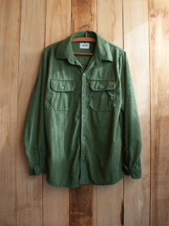 Camisa Corderoy - Verde Militar - comprar online