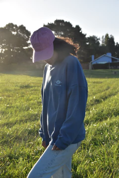 Buzo Cuello Redondo - Azul en internet