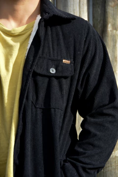 Camisaco Corderoy Unisex - Negro - comprar online