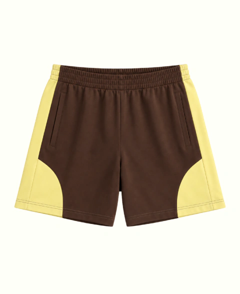 SHORT BATH (MOCCA/BUTTER YELLOW)