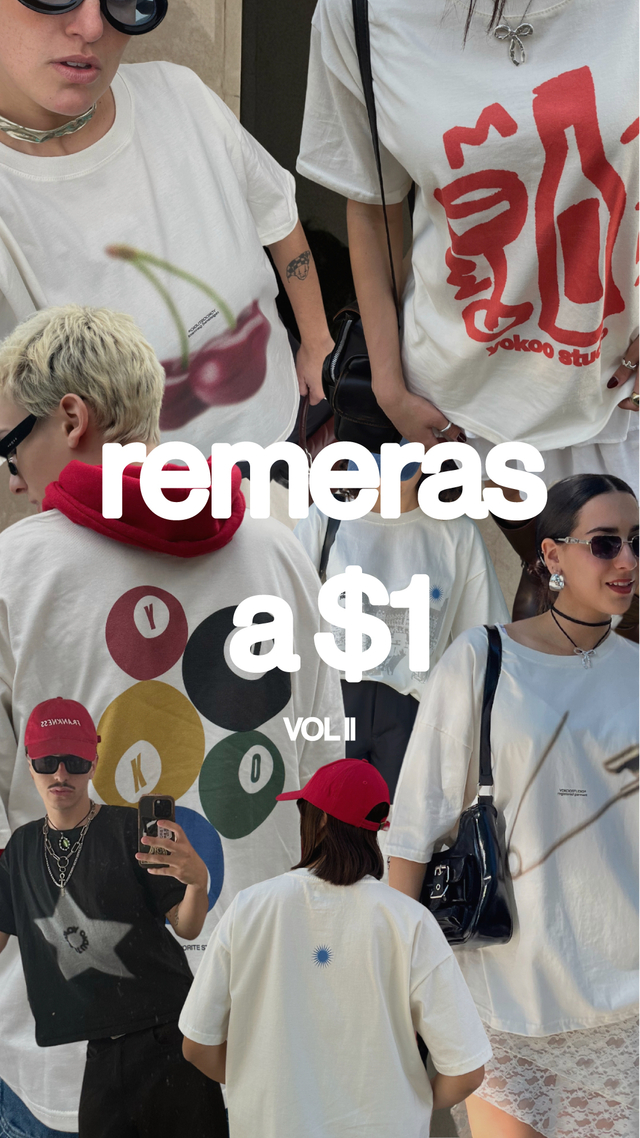 Remera A 1 Peso ( Entran Todos Los Modelos, Especificar Cual Y Talle En Notas De Compra) thumbnail 2