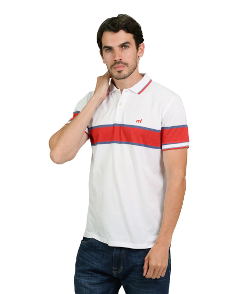 Polo New Hike Stripes MC -20059-8 - comprar online