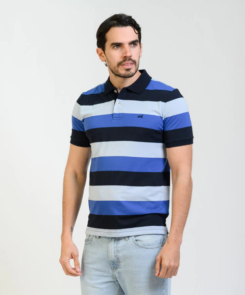 Polo Jersey Stripes MC - 20078-11 - comprar online