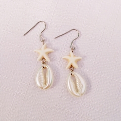 Aros Estrellita Natural & Caracol - comprar online