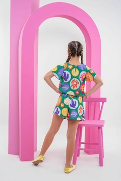 Conjunto Bella - Cactos - A.R Kids - Moda Infantil