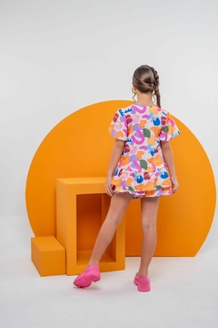 Conjunto Kimono Eloá - Geométrico - A.R Kids - Moda Infantil